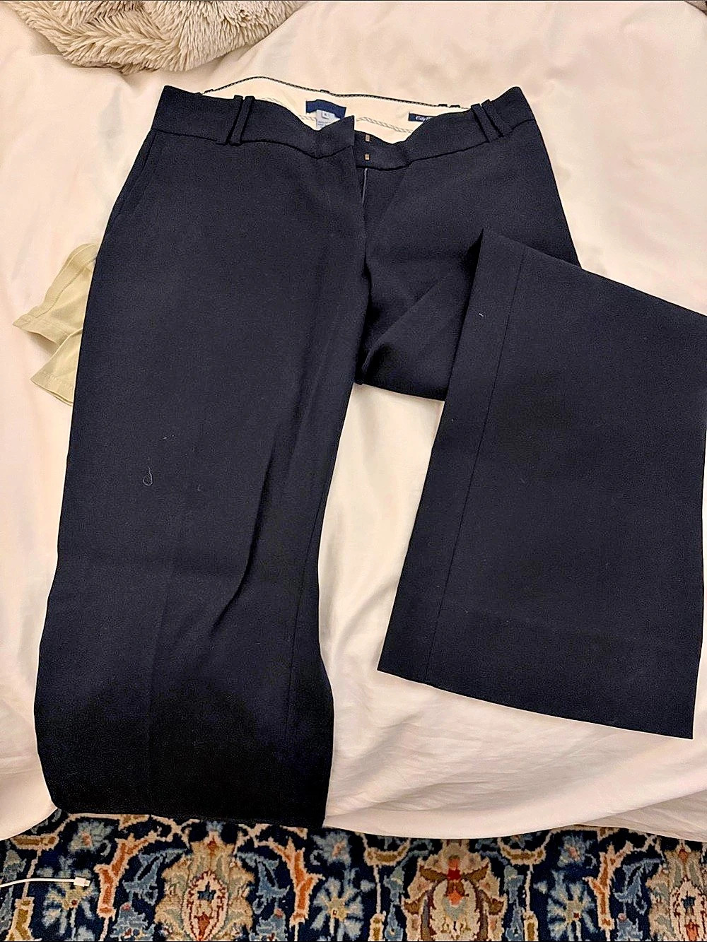 J Crew Women's Straight Leg Cotton Trousers Size 6